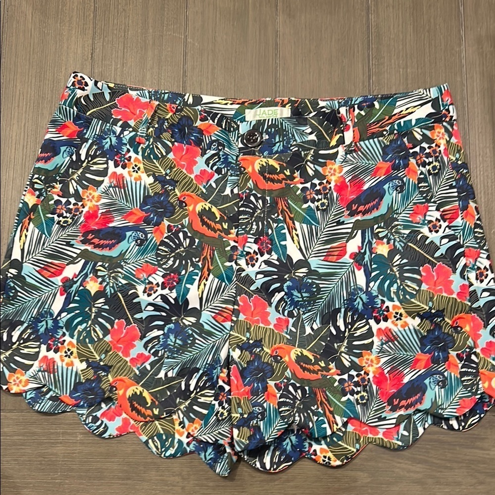 Jade by Melody Tam Tropical Print Shorts